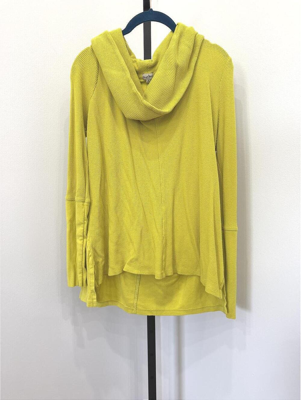 Chip & Pepper Medium Anthropologie Lightweight Hooded Cardigan Jacket Yellow